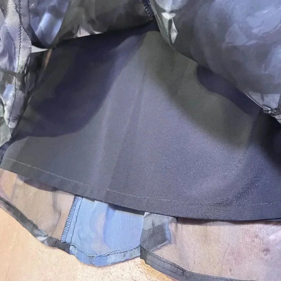 Coldwater Creek Womens Silk Blend Floral Flare Skirt Sz M 10-12 Elegant - Picture 5 of 11